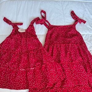Little Mia Bella Red Polka Dot Dress